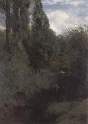 Hans Thoma Marsh on the Rhine oil painting on canvas